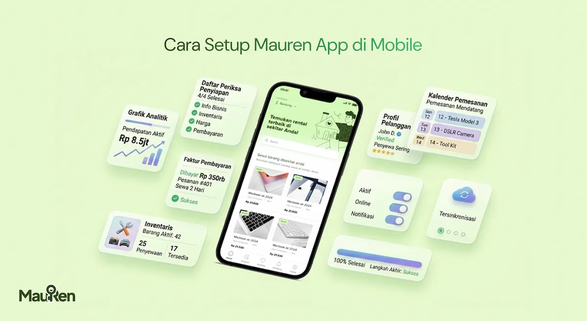 Cara Setup Mauren App di Mobile